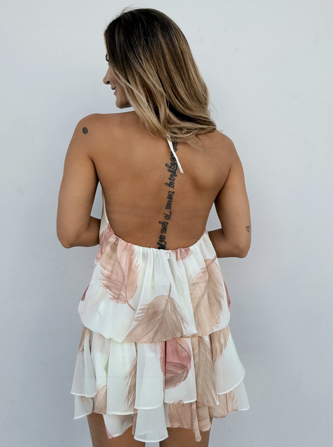 Macaquinho Floral Manteiga Pandora - MiniMoni