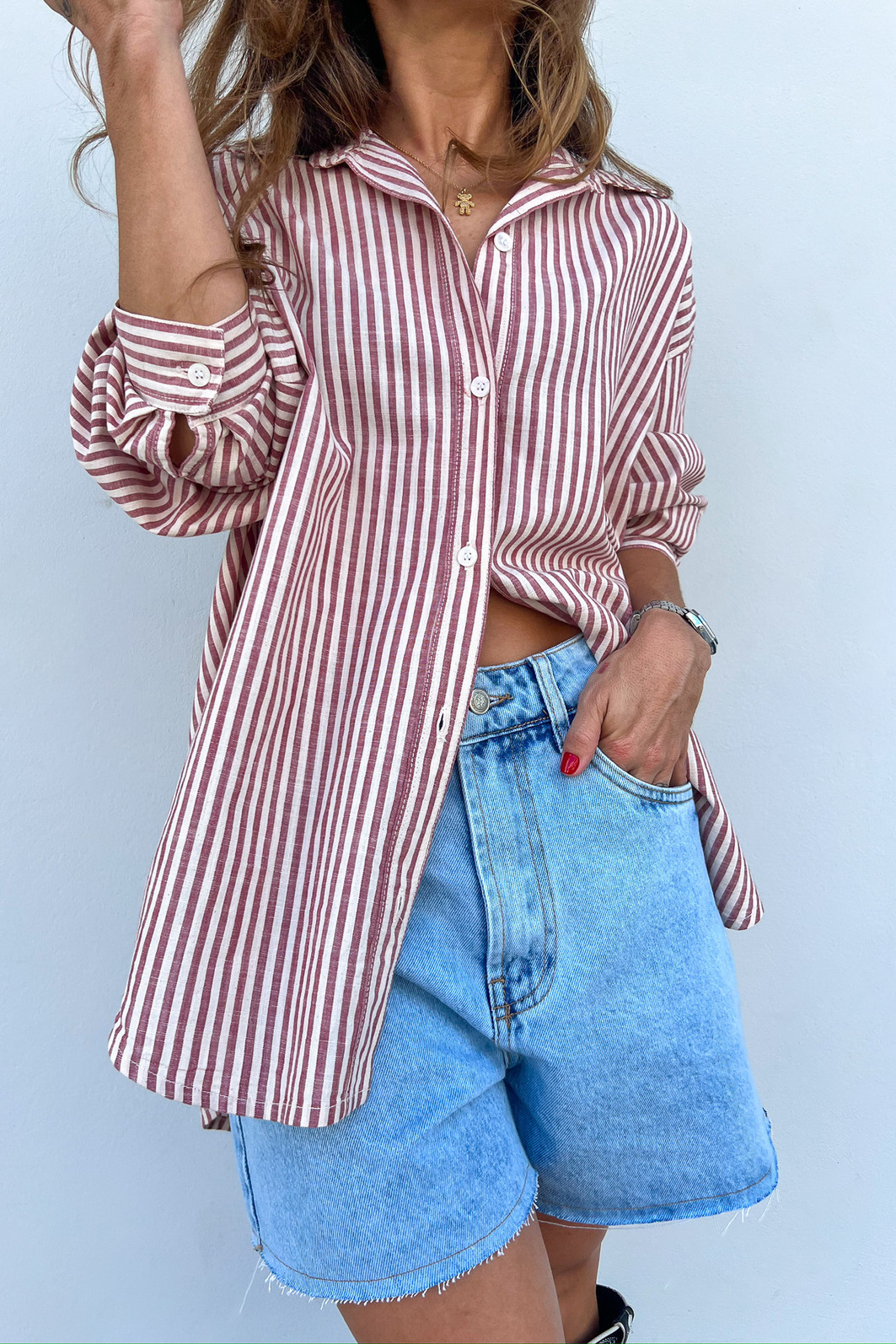 Shorts Denim Polianna - Mini Moni Shorts Denim Polianna - Mini Moni