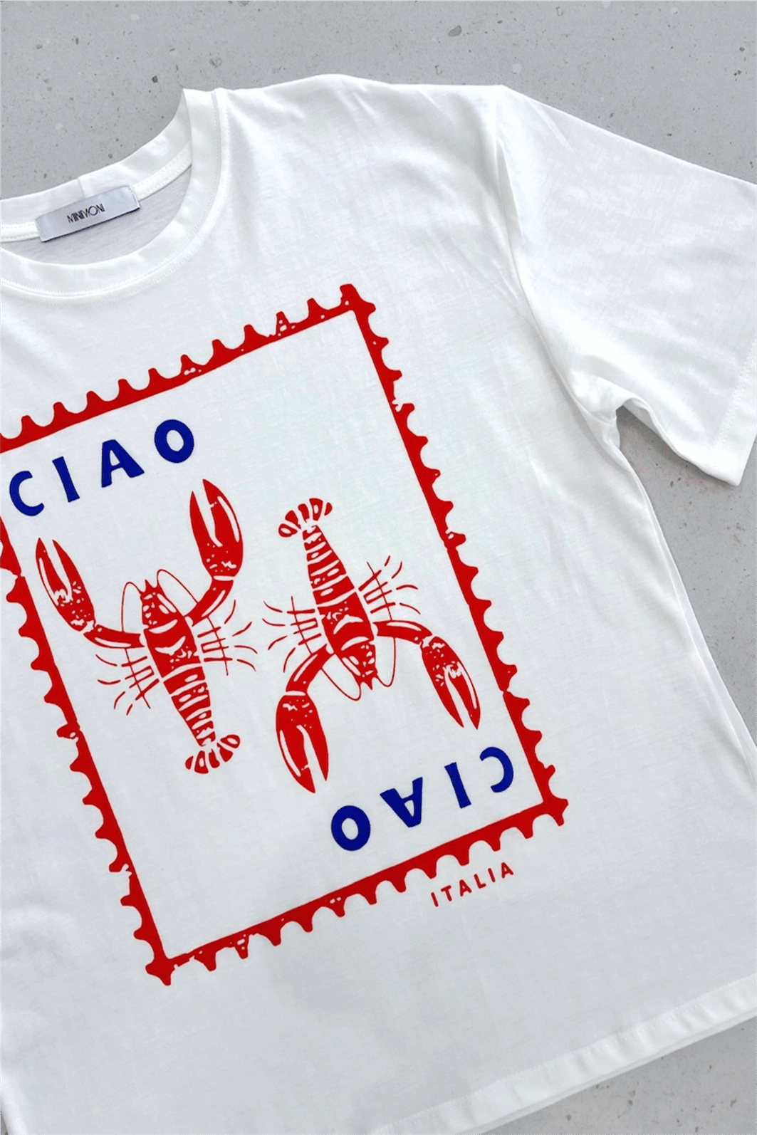 T-Shirt Ciao Lobster - MiniMoni T-Shirt Ciao Lobster - MiniMoni
