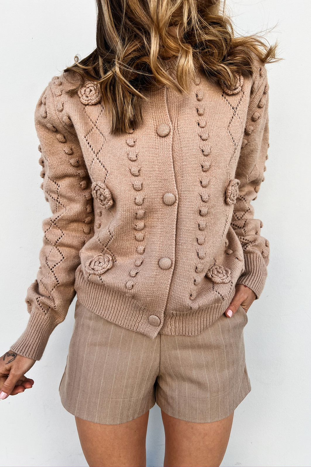 Tricot Florença Areia - Mini Moni