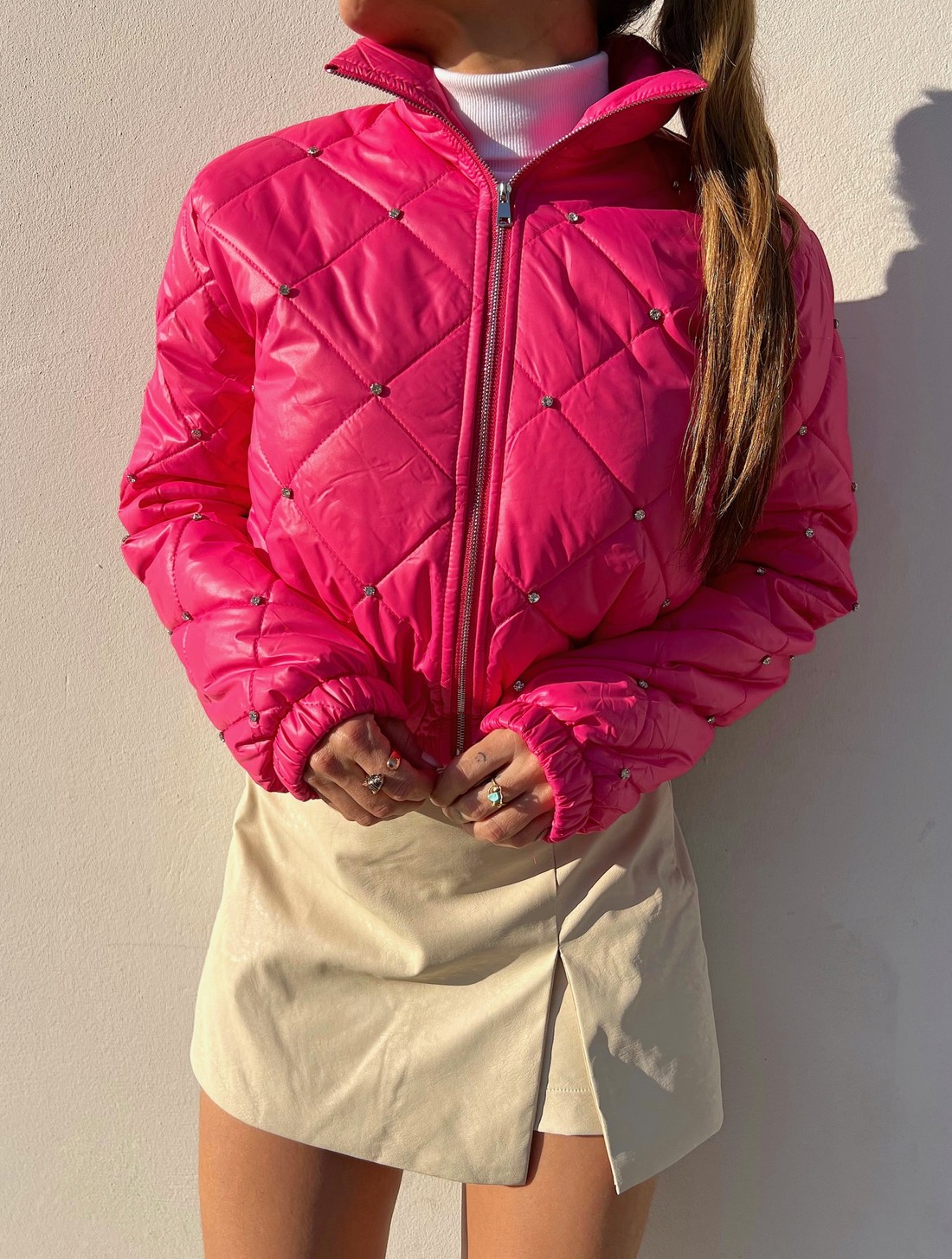 Shorts Saia Joanna Baunilha