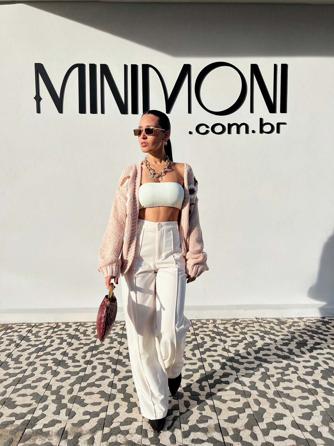 Cardigam  Nozes Floral Carlota - MiniMoni