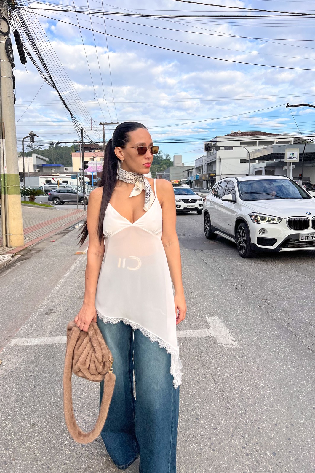Blusa Branca Elis - MiniMoni Blusa Branca Elis - MiniMoni