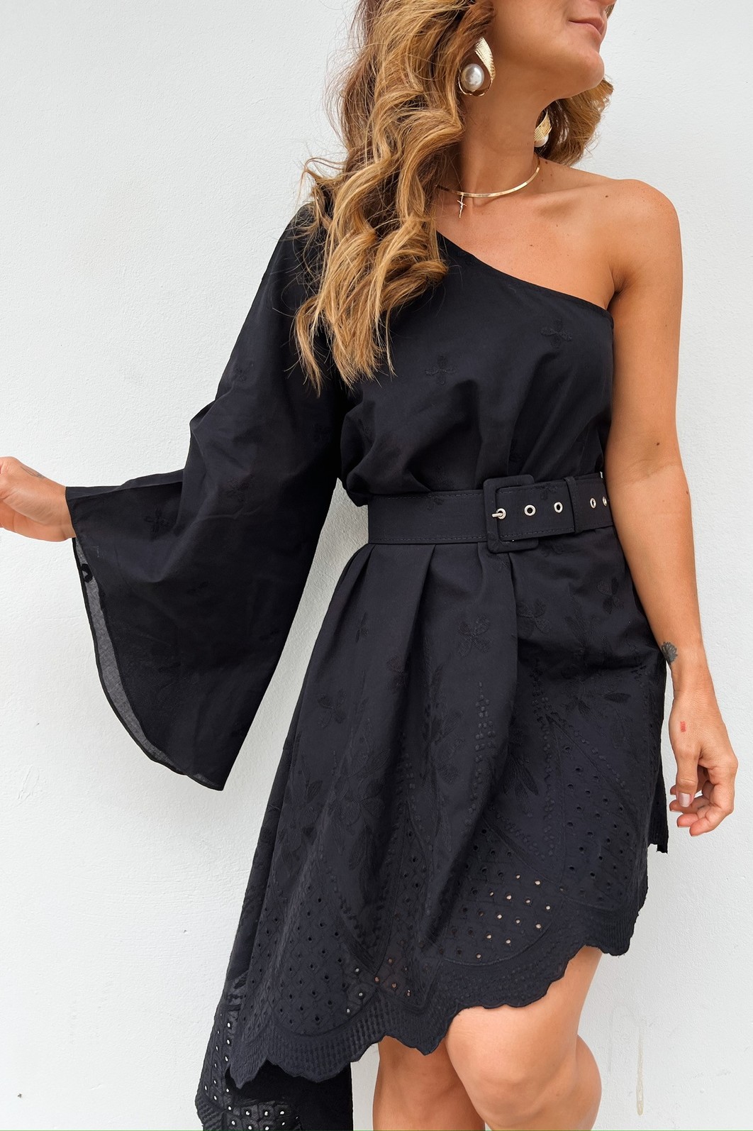 Conjunto Bordado Preto Constance - MiniMoni