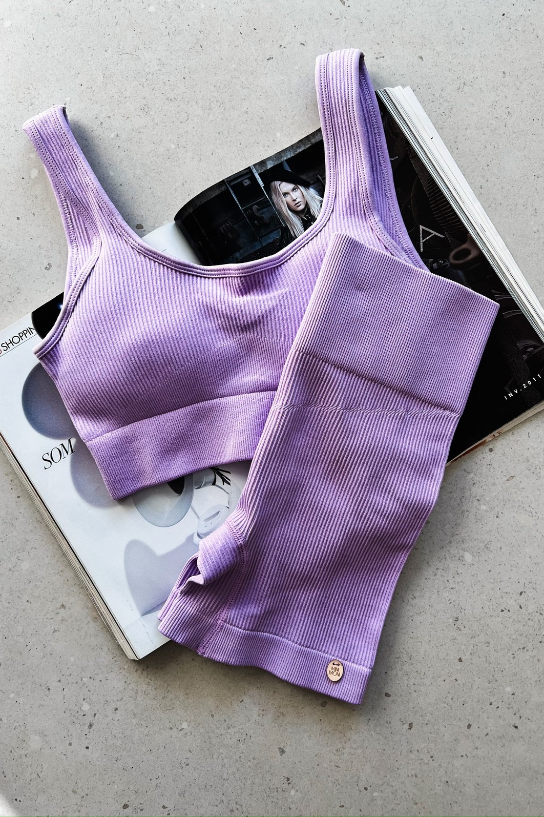 Conjunto Fit Margot Lilás - MiniMoni Conjunto Fit Margot Lilás - MiniMoni