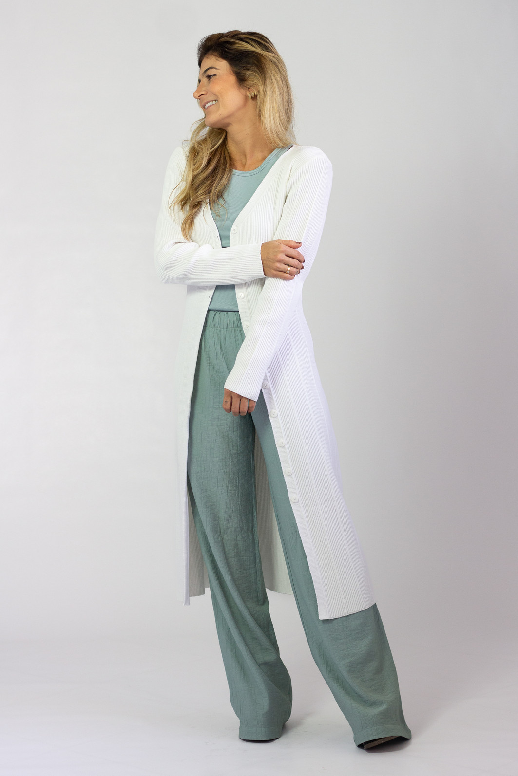Cardigan Off- White Lorine - Mini Moni Cardigan Off- White Lorine - Mini Moni