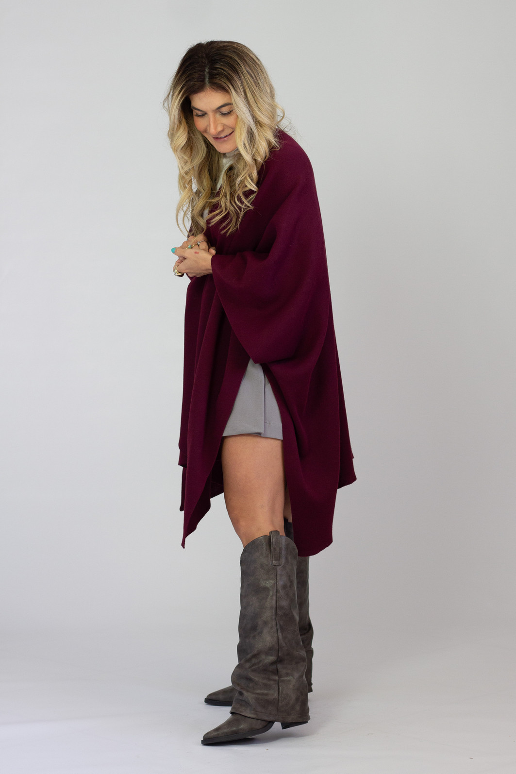 Capa Retilínia Noeli Bordo - Mini Moni