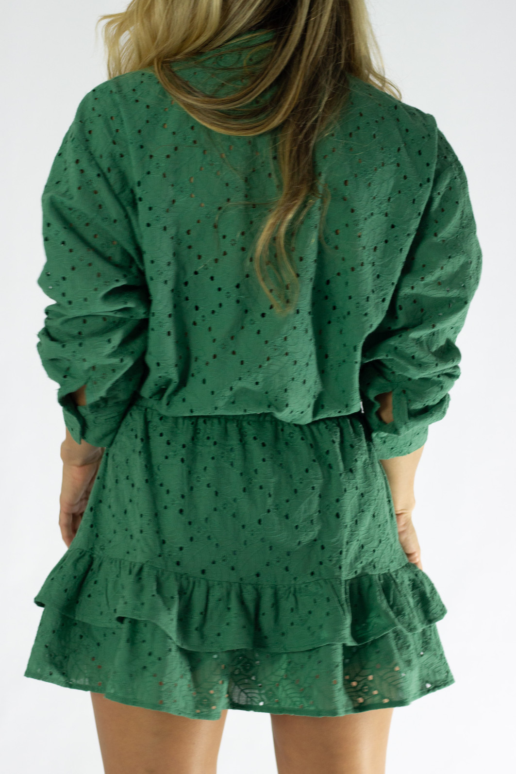 Shorts Saia Verde de Laise Thais - Mini Moni