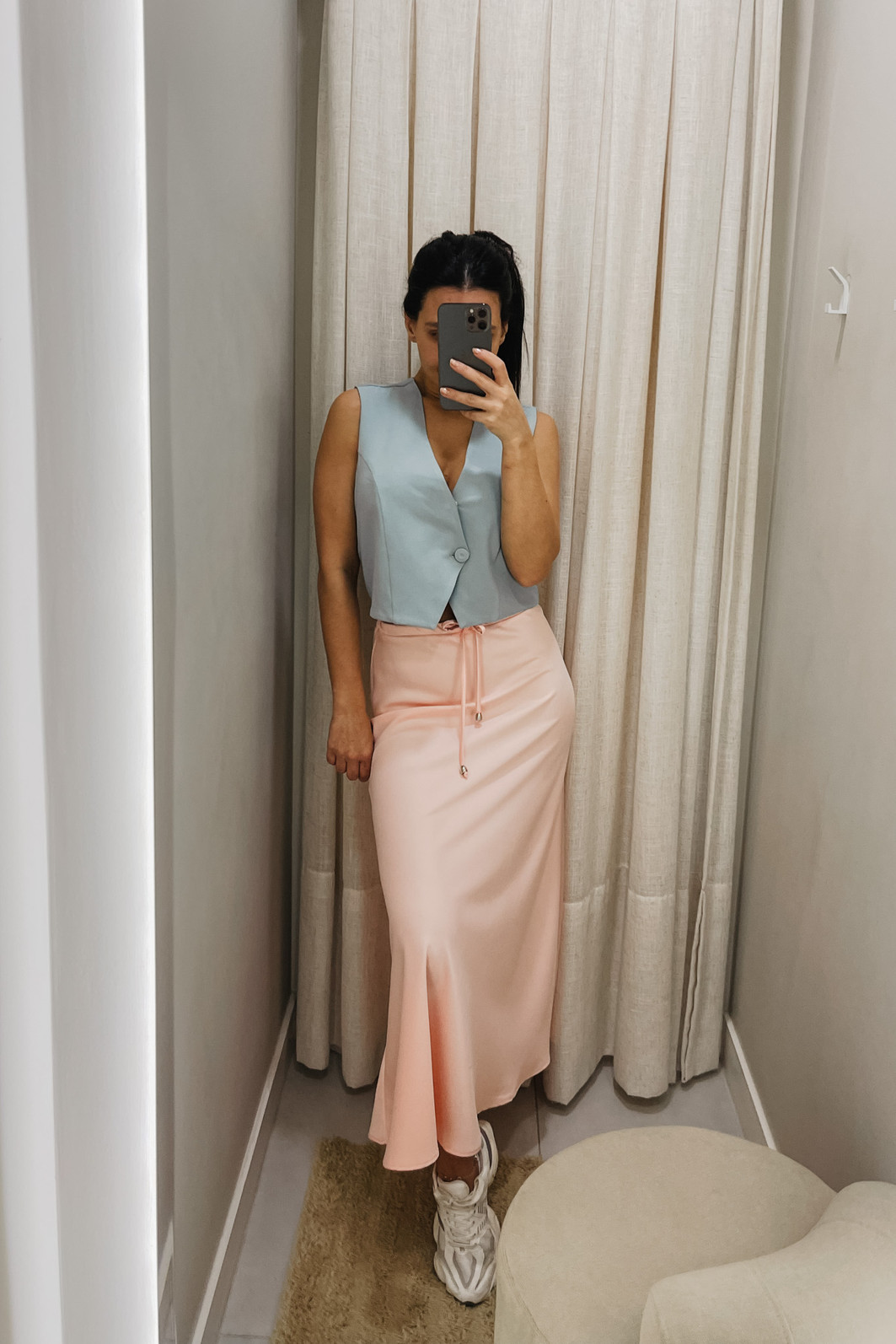 Saia Longa Iogurte Clara - Mini Moni Saia Longa Iogurte Clara - Mini Moni