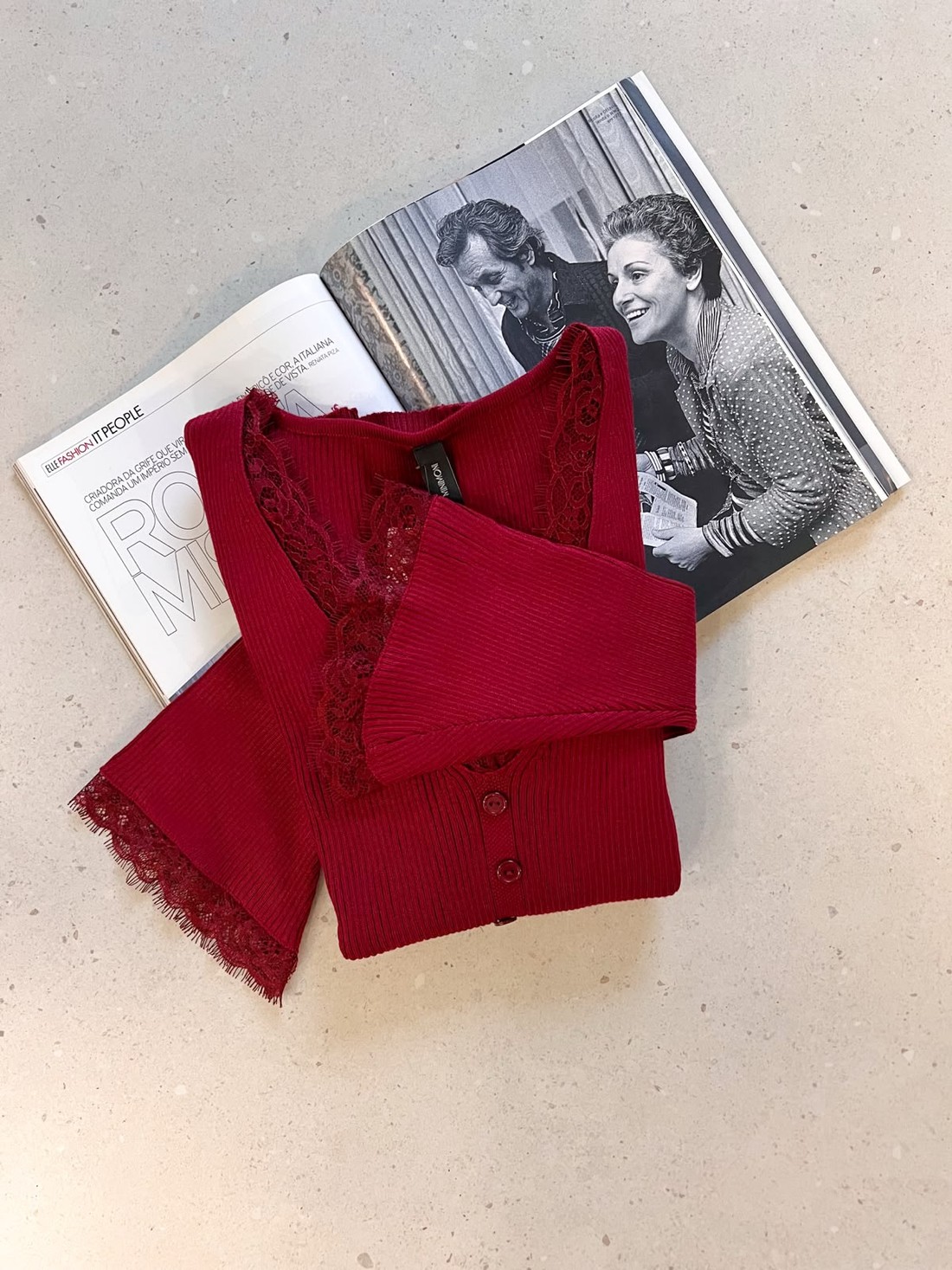 Blusa Malbec Lã Eleonora- MiniMoni