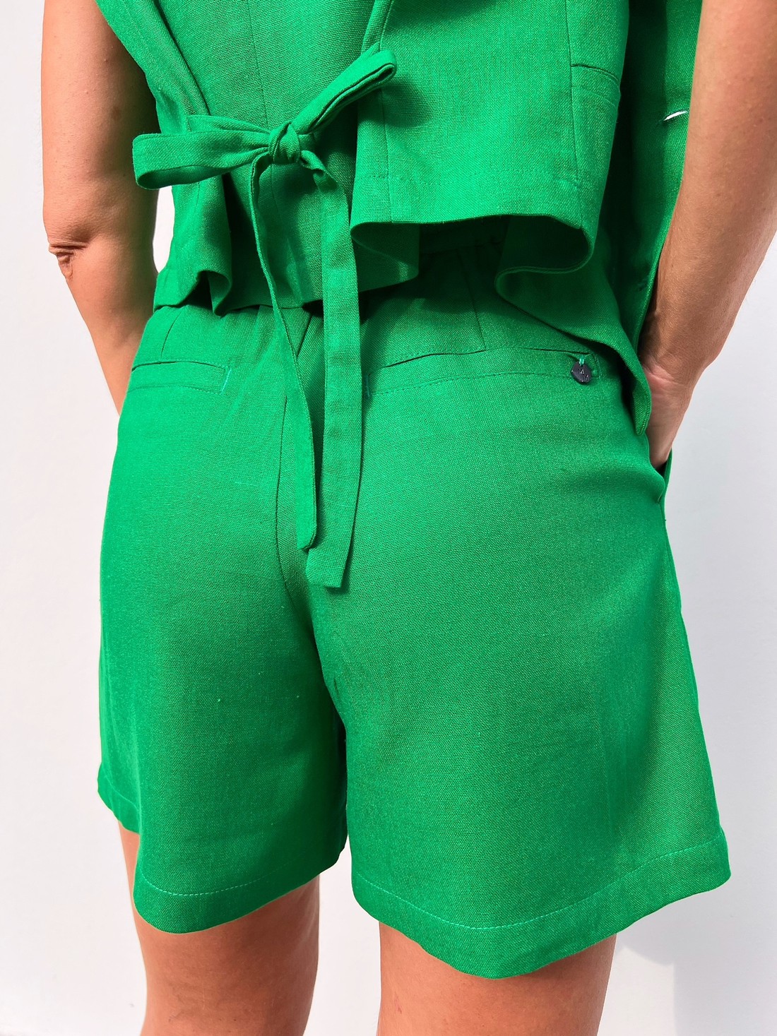 Shorts Alfaiataria Laís Verde Shorts Alfaiataria Laís Verde
