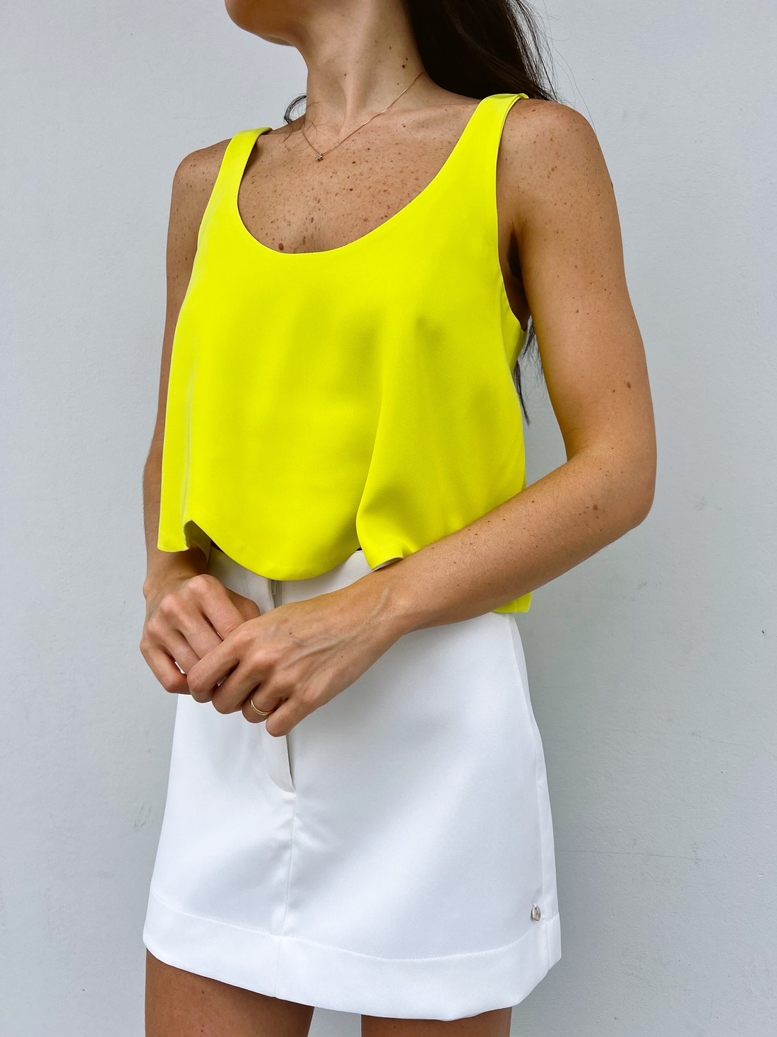 Blusa Feminina De Alça Lima Victoria - Mini Moni