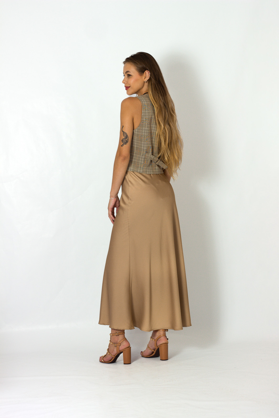 Colete de Alfaiataria Xadrez Fiorella - Mini Moni