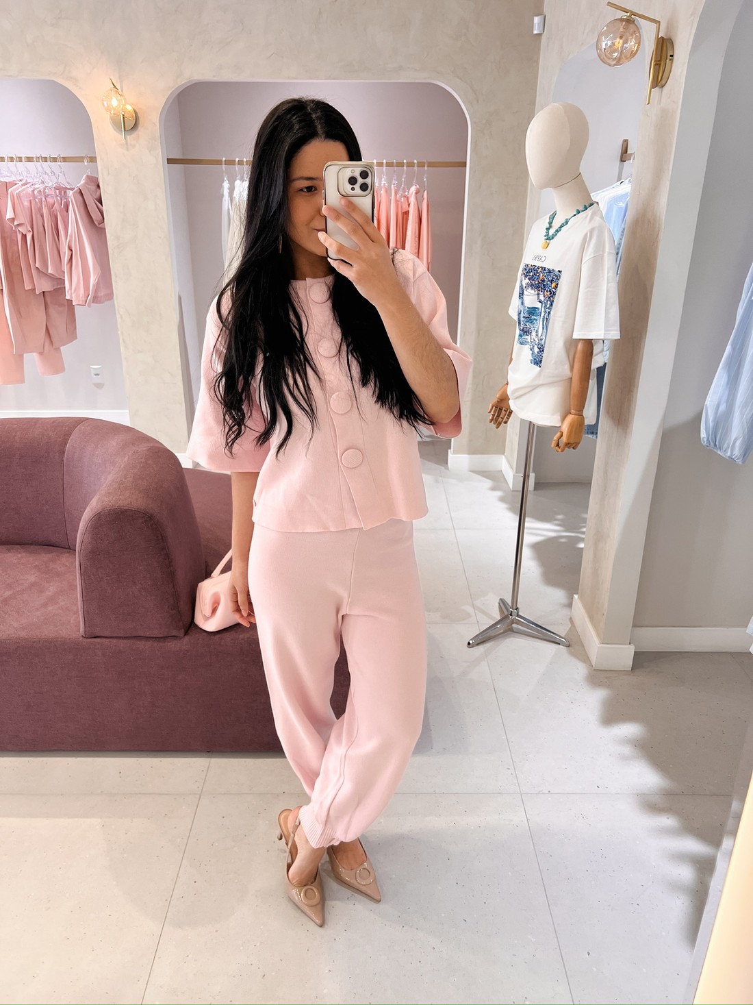 Conjunto Modal Rosa Paloma - MiniMoni Conjunto Modal Rosa Paloma - MiniMoni