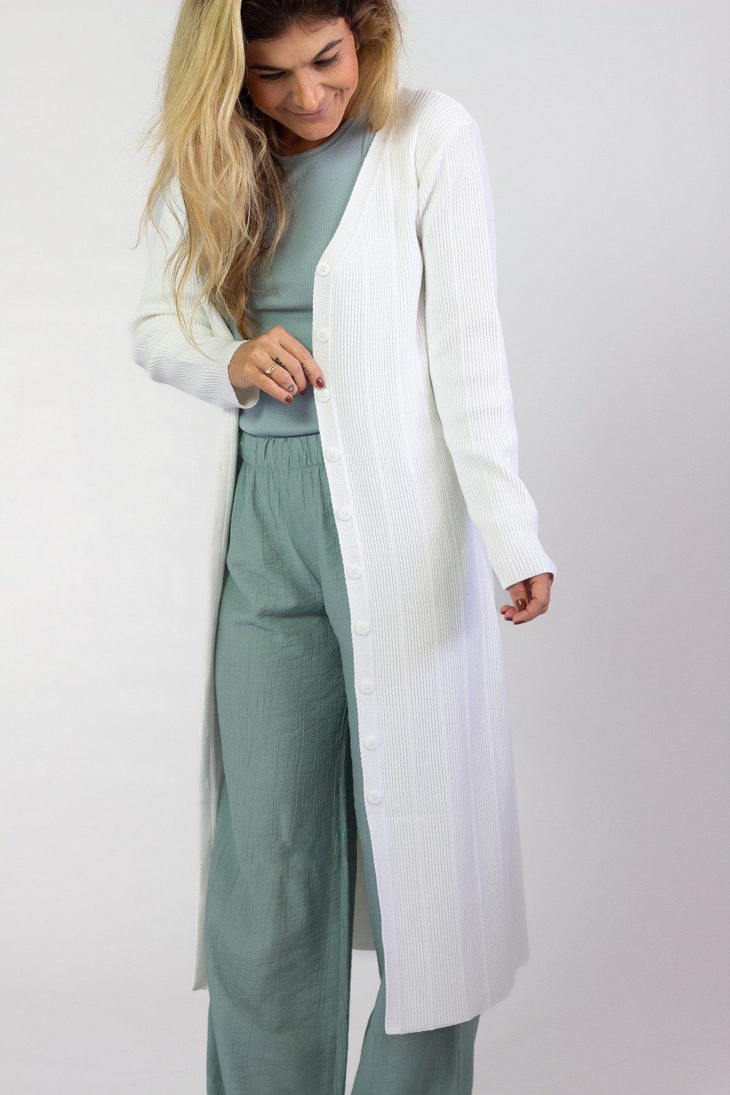 Cardigan Off- White Lorine - Mini Moni Cardigan Off- White Lorine - Mini Moni