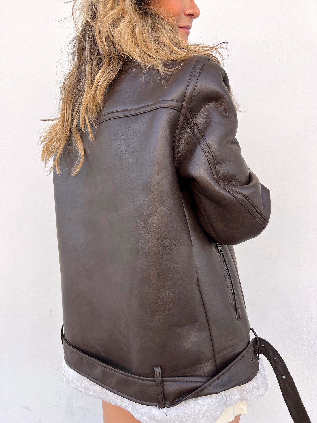 Jaqueta Aviador Marrom