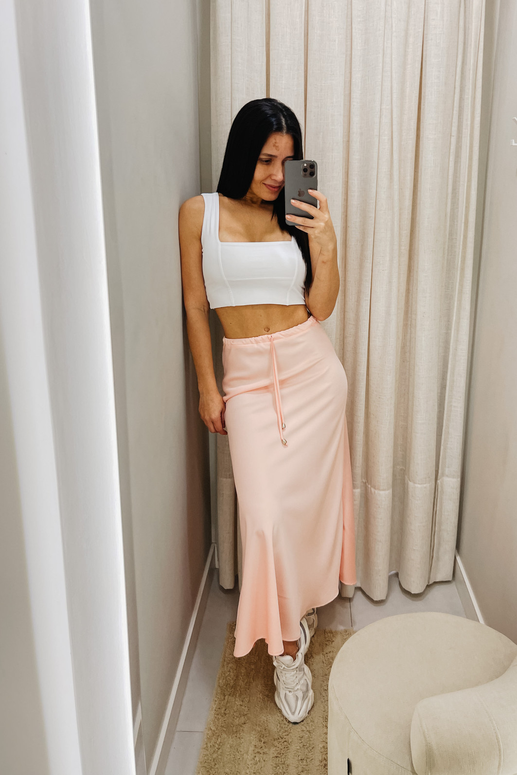 Saia Longa Iogurte Clara - Mini Moni Saia Longa Iogurte Clara - Mini Moni