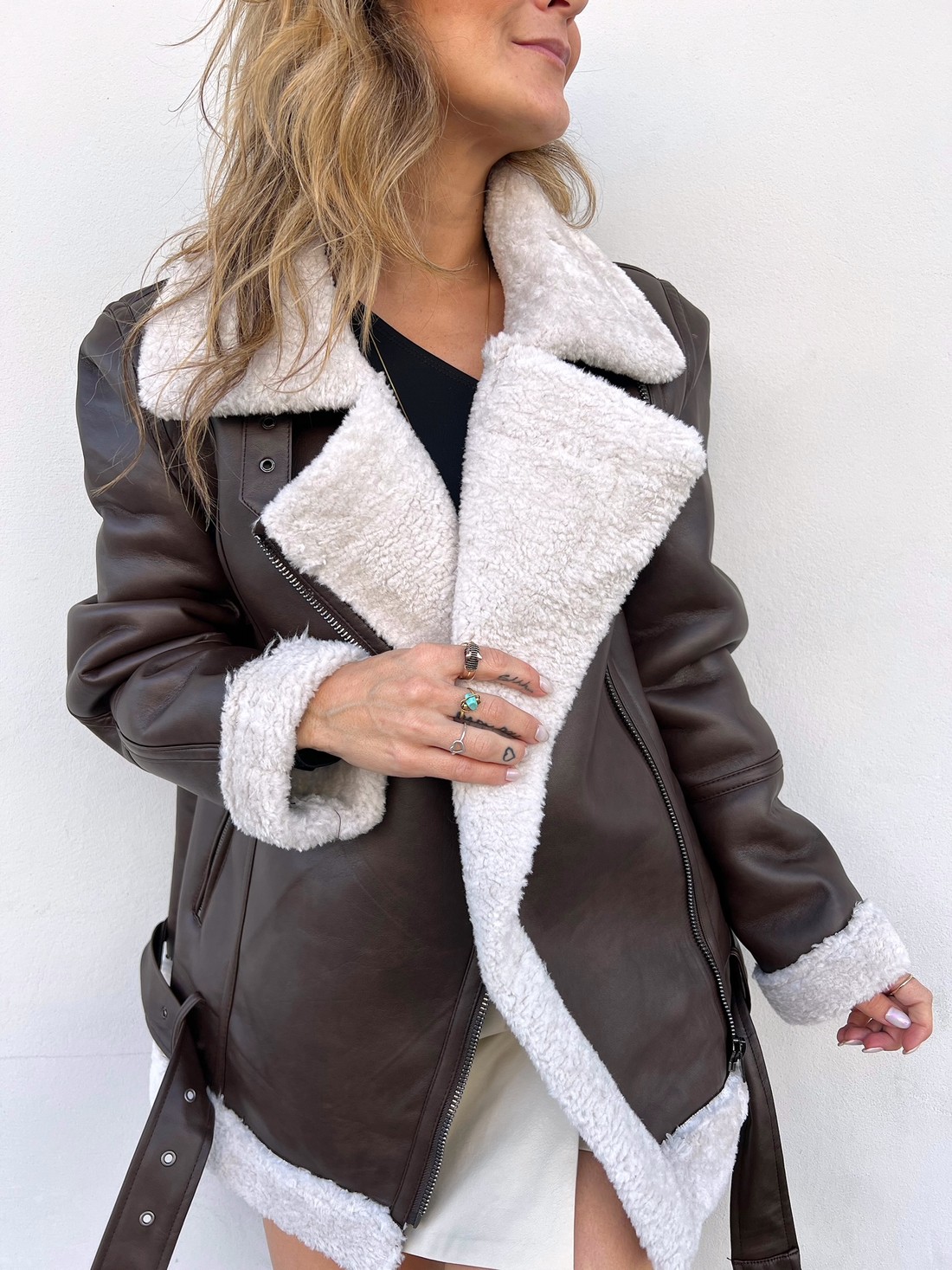 Jaqueta Aviador Marrom