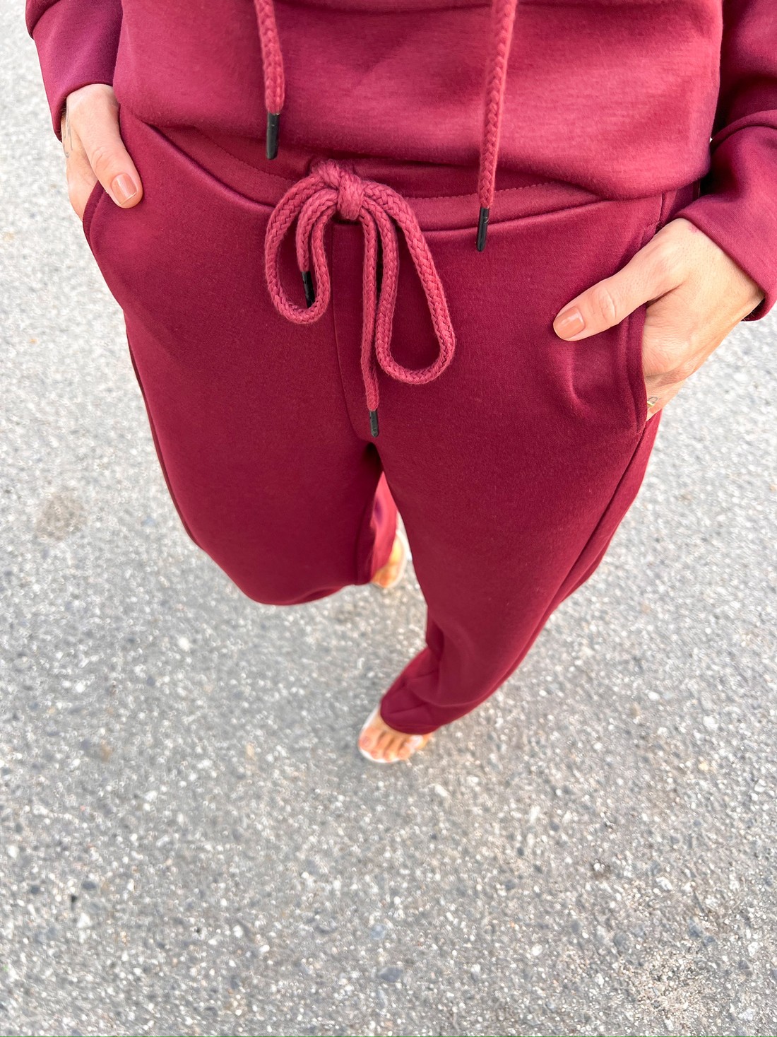 Conjunto Moletom Vinho Margot - MiniMoni Conjunto Moletom Vinho Margot - MiniMoni