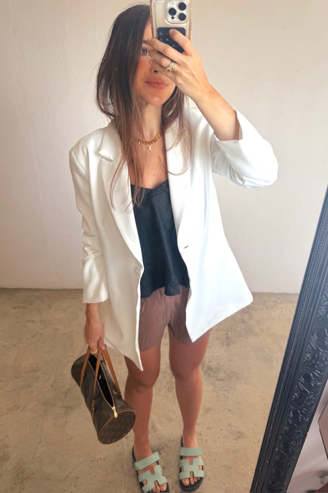 Blazer Julieta Manga Longa Branco- MiniMoni Blazer Julieta Manga Longa Branco- MiniMoni