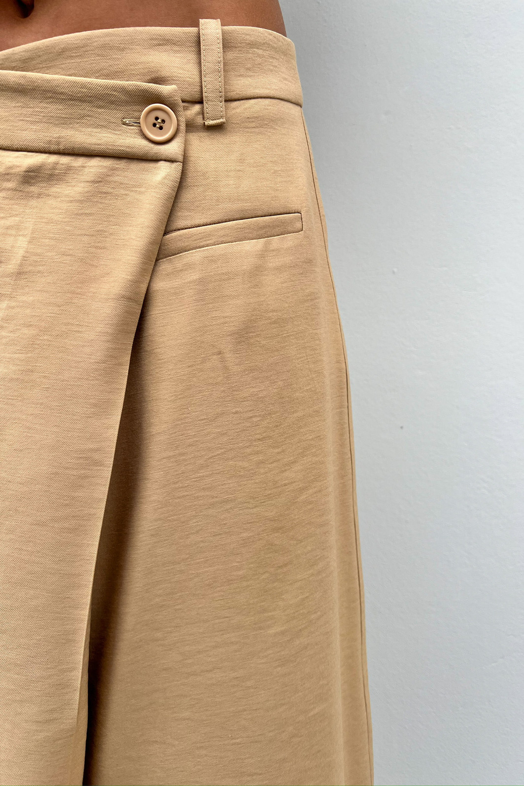 Calça Feminina Paracourt Pareo Bege - Mini Moni