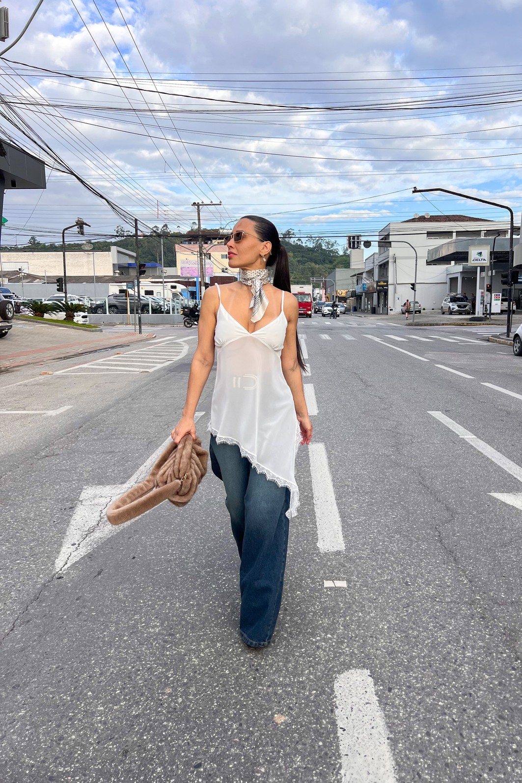 Blusa Branca Elis - MiniMoni Blusa Branca Elis - MiniMoni