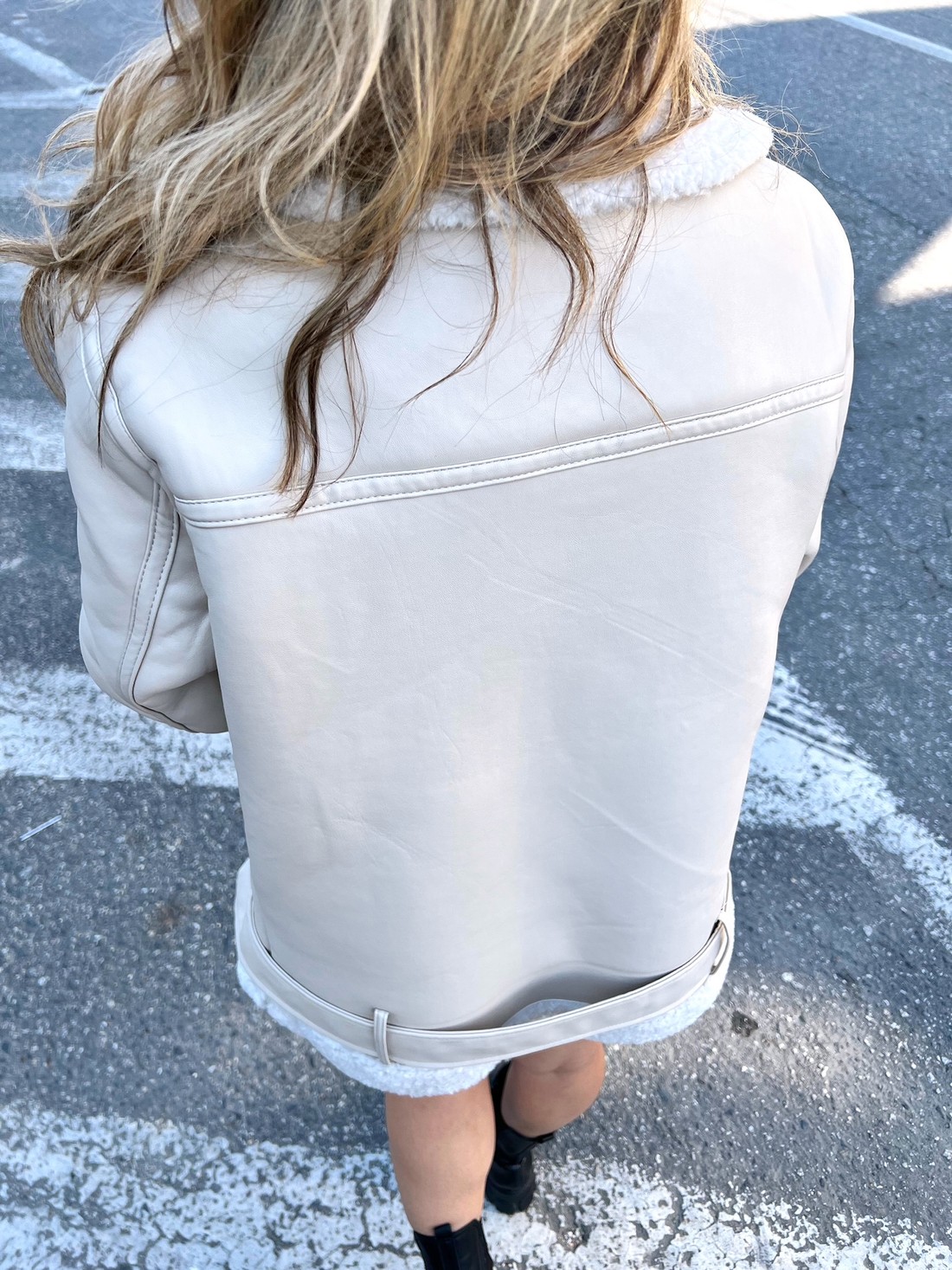 Jaqueta Aviador Areia