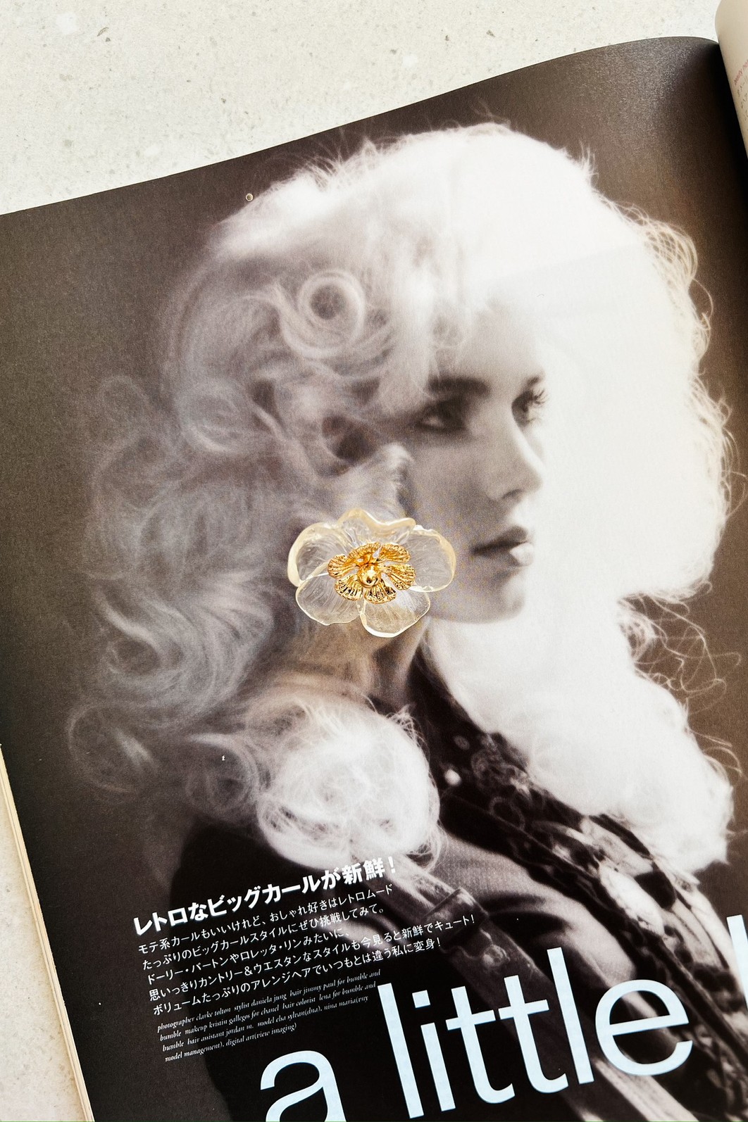 Brinco Resina Flor - MiniMoni