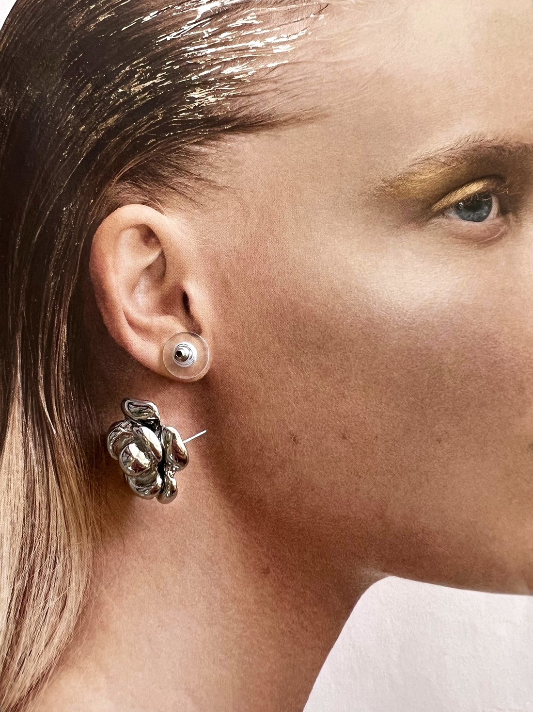 Brinco Flor CC Prata