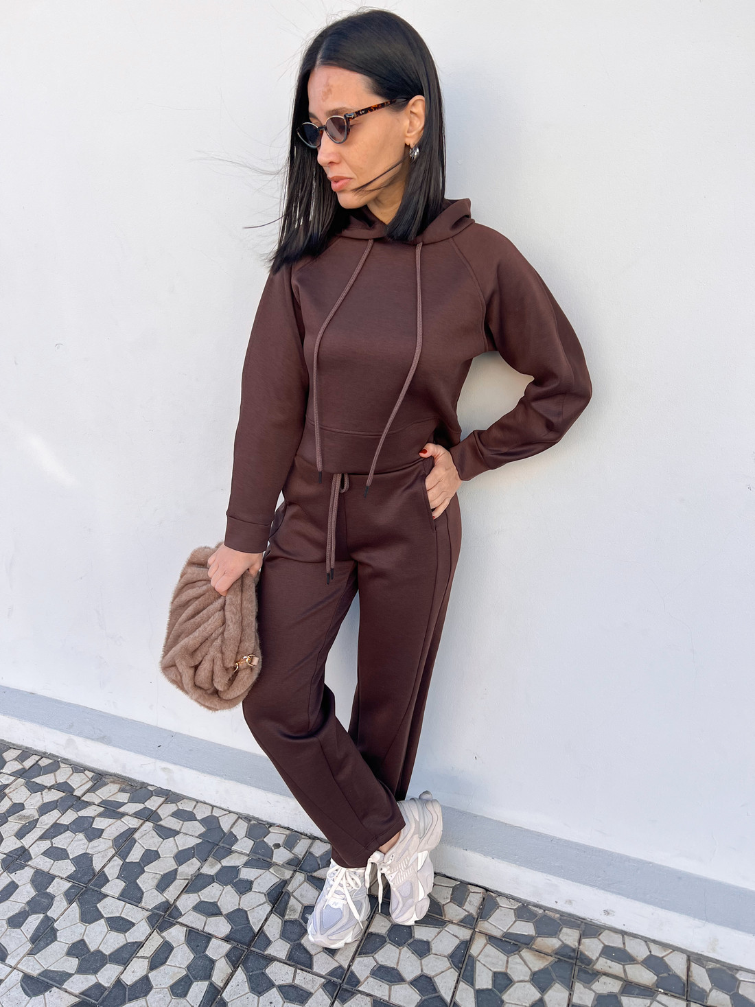Conjunto Moletom Cacau Margot - MiniMoni Conjunto Moletom Cacau Margot - MiniMoni
