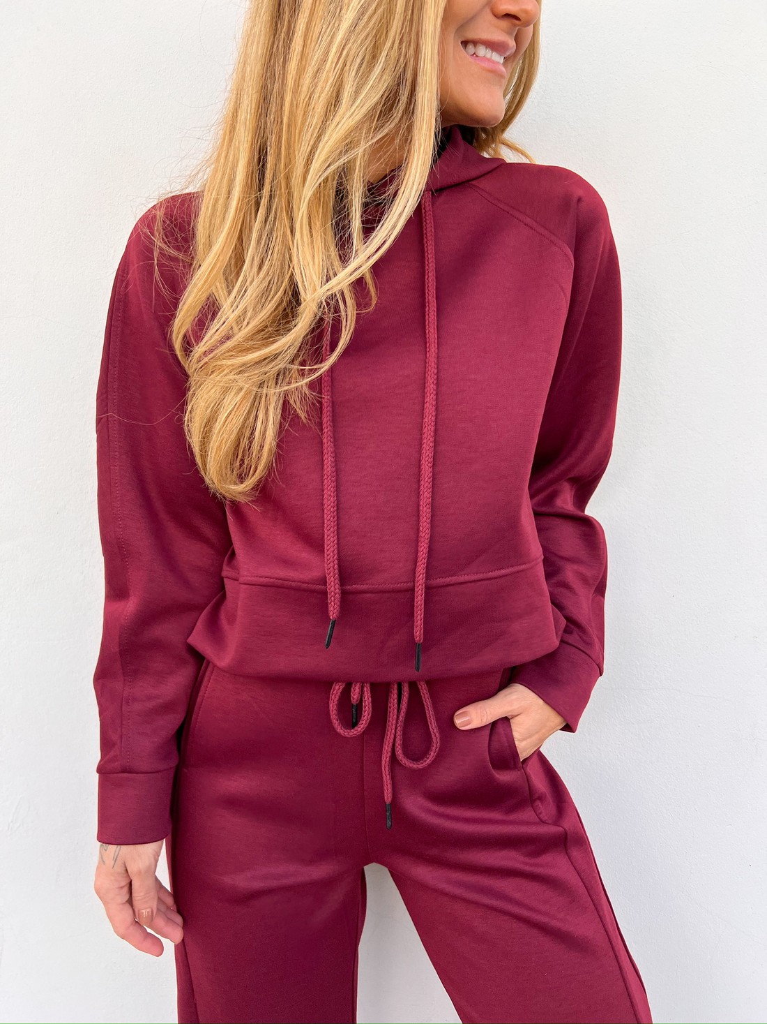 Conjunto Moletom Vinho Margot - MiniMoni Conjunto Moletom Vinho Margot - MiniMoni