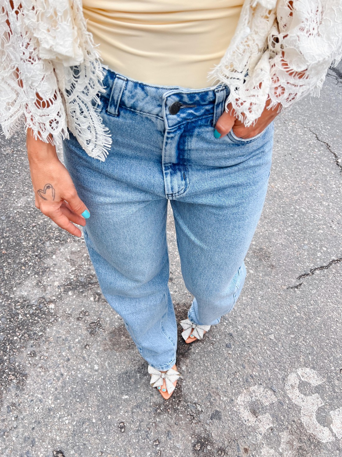 Calça Jeans Ballon Sofia - MiniMoni Calça Jeans Ballon Sofia - MiniMoni