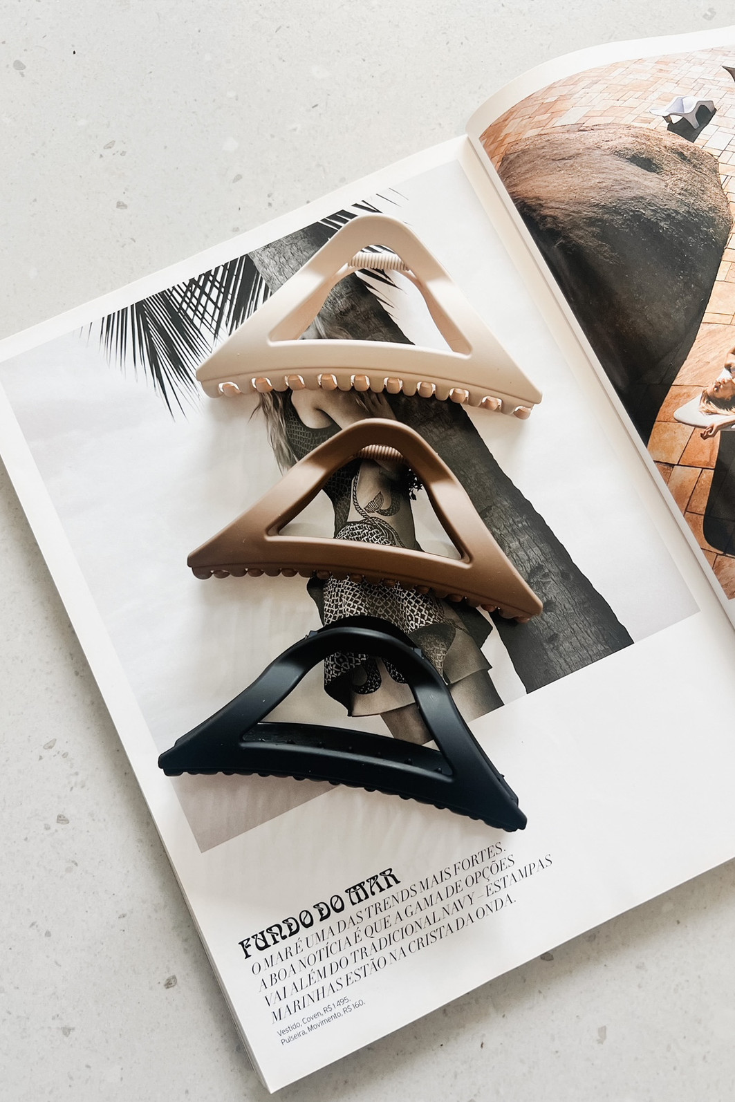 Prendedor Pregadeira de Cabelo Grande - Mini Moni