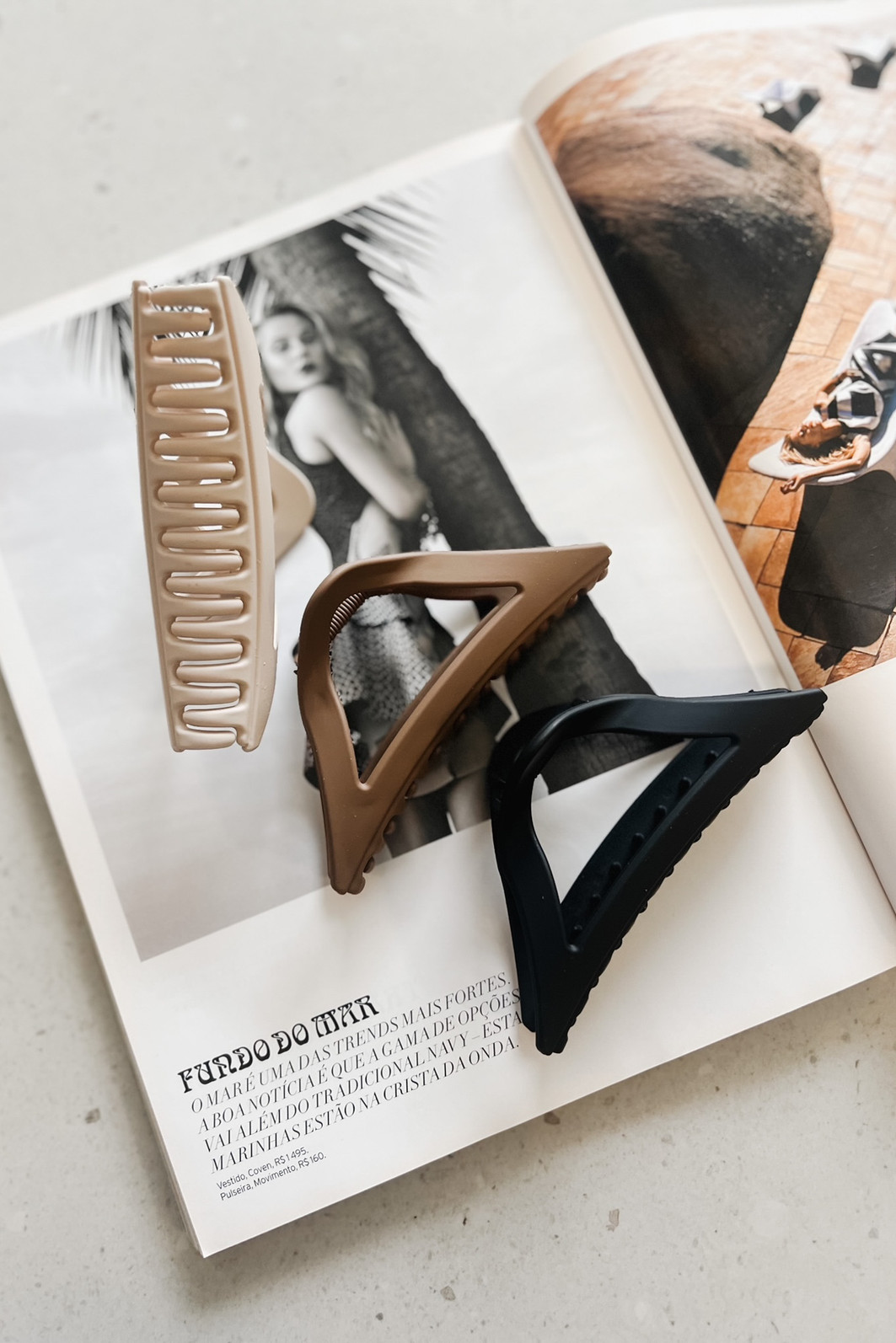 Prendedor Pregadeira de Cabelo Grande - Mini Moni