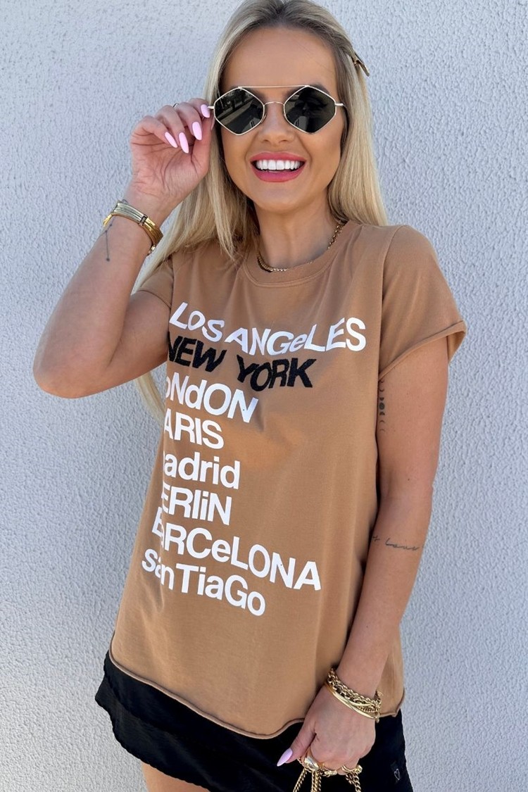 T-Shirt New York Camel T-Shirt New York Camel