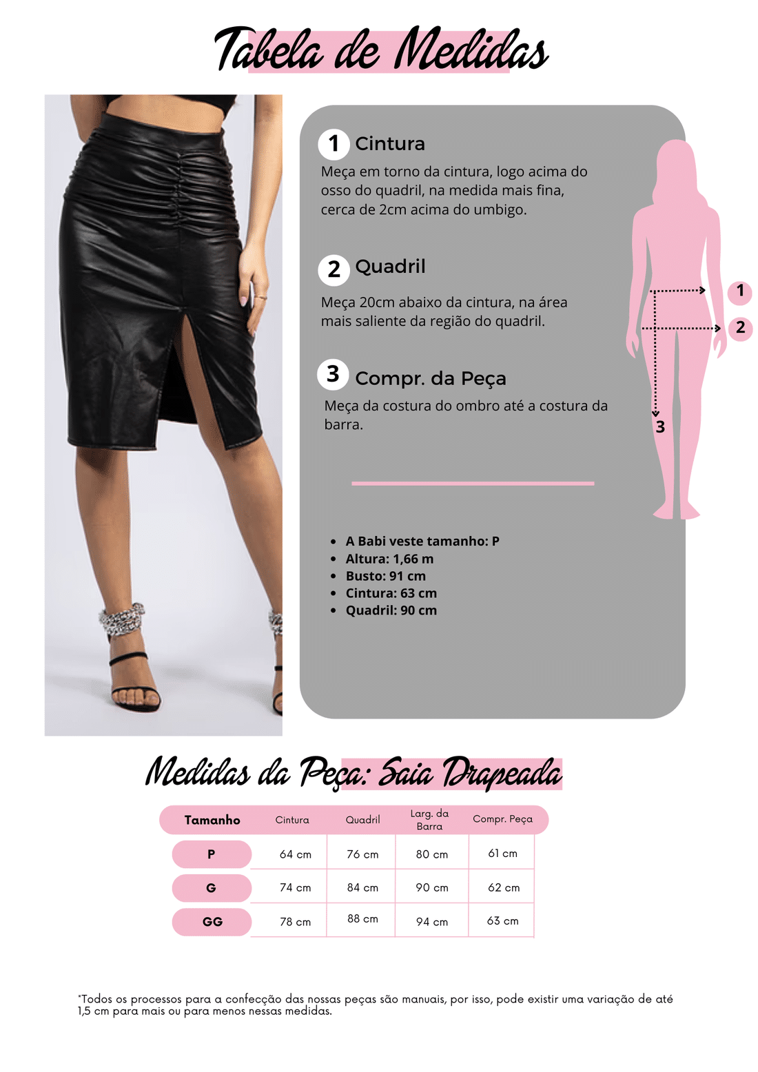 Saia Corino Drapeada Musa Preta