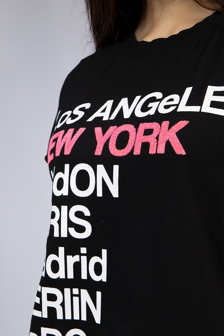 T-Shirt New York Preta T-Shirt New York Preta