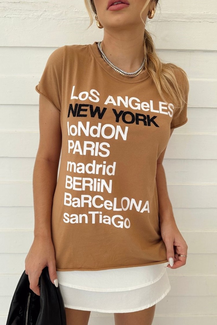 T-Shirt New York Camel T-Shirt New York Camel
