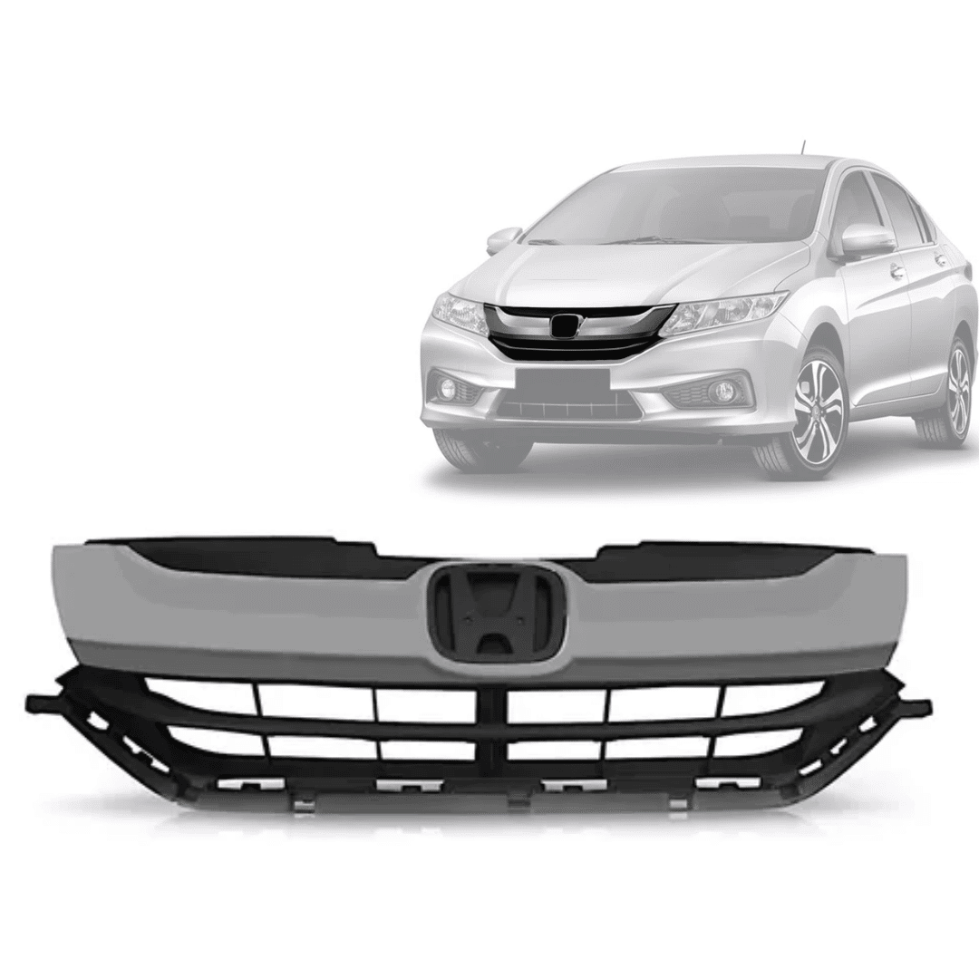 Grade Dianteira City 2014 2015 2016 2017 Superior Moldura Cinza Grade Dianteira City 2014 2015 2016 2017 Superior Moldura Cinza