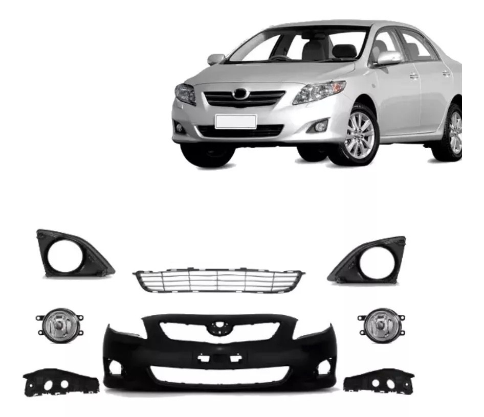 Kit Parachoque Dianteiro Corolla 2009 2010 2011 Kit Parachoque Dianteiro Corolla 2009 2010 2011