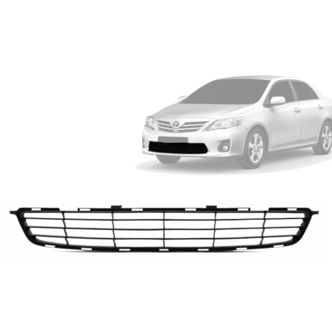 Grade Dianteira Corolla 2009 2010 2011 Inferior