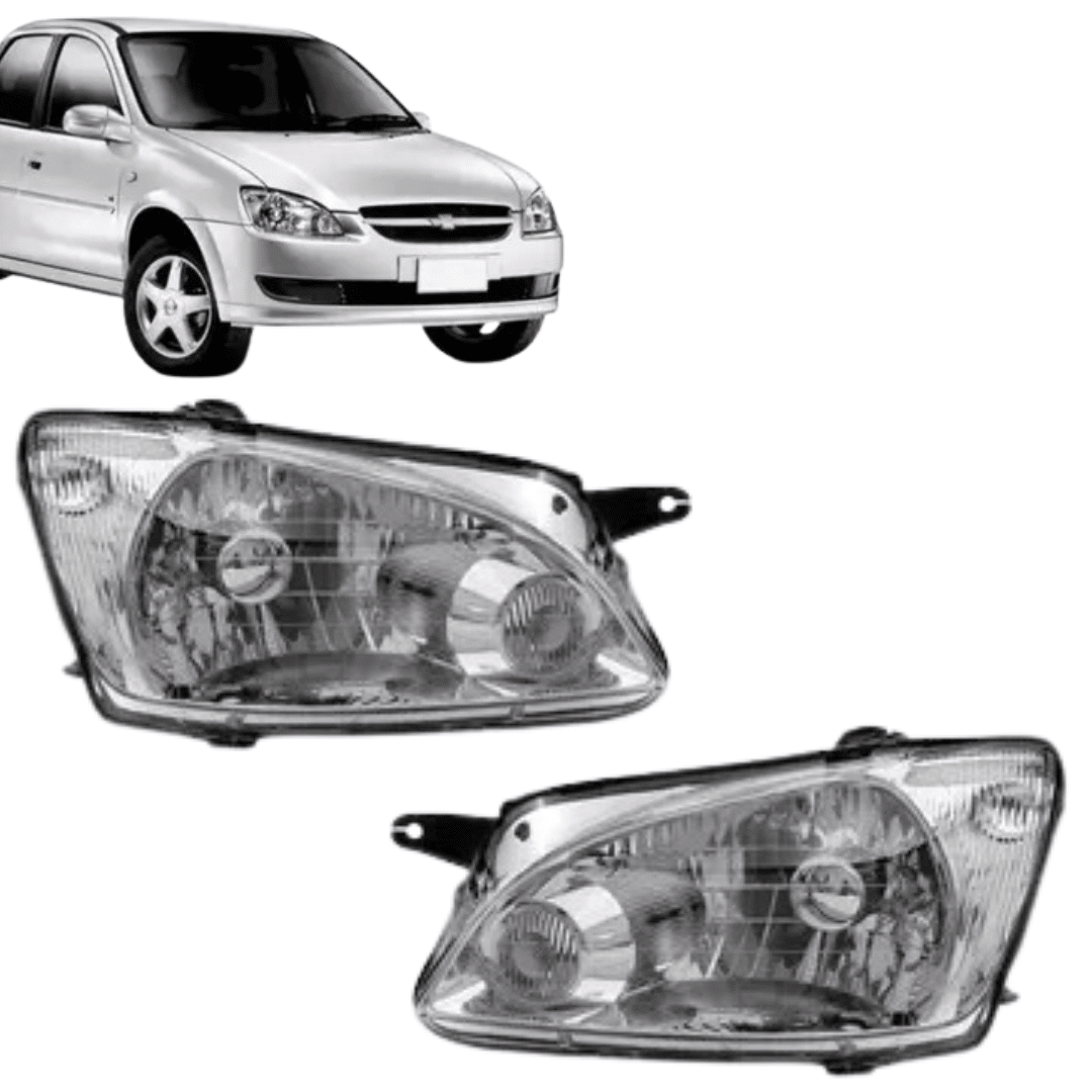 Par Farol Corsa Classic 2011 2012 2013 2014 2015 2016 Cromado Par Farol Corsa Classic 2011 2012 2013 2014 2015 2016 Cromado