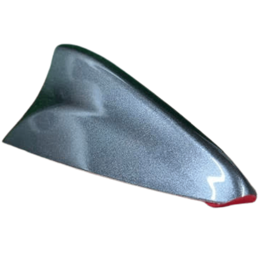 Antena De Teto Universal Shark Tubarão Esportivo Am/Fm Prata