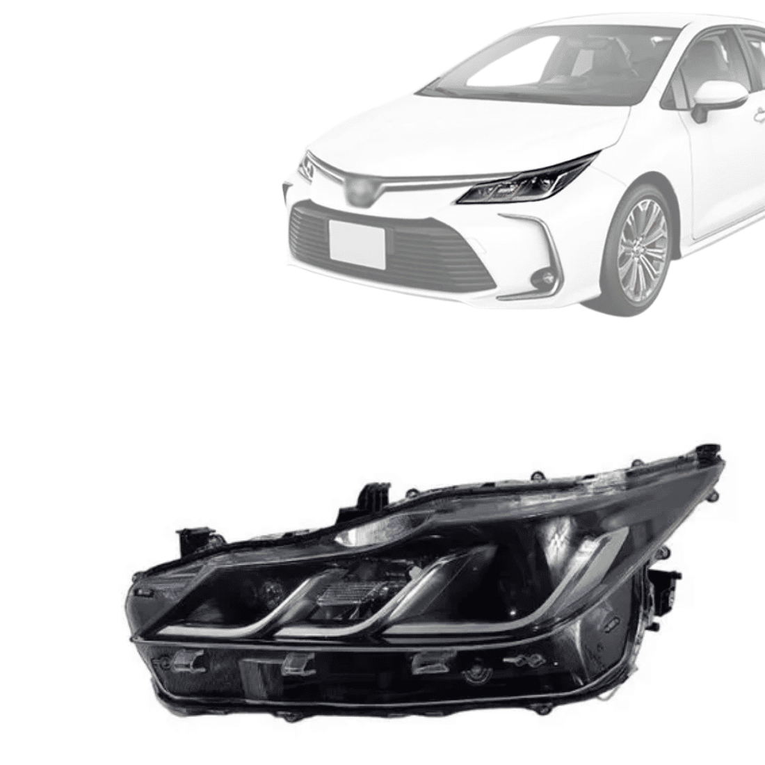 Farol Esquerdo Corolla 2020 2021 2022 2023 Farol Esquerdo Corolla 2020 2021 2022 2023