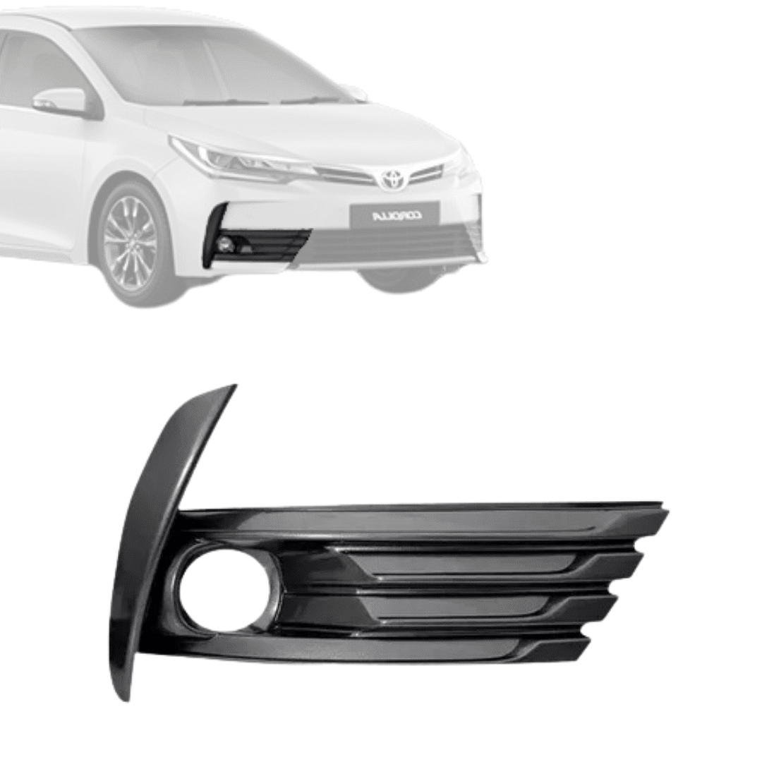 Moldura  Grade Milha Direito Corolla 2018 2019 Moldura  Grade Milha Direito Corolla 2018 2019