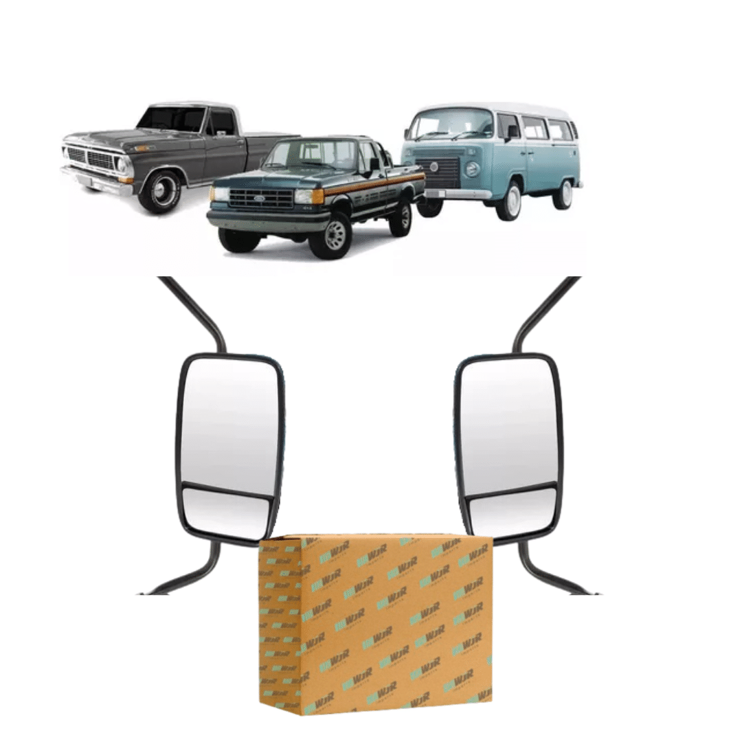 Retrovisor Kombi Clipper F1000 F4000 Chevrolet A10 C10 C14 D10 Veraneio Retrovisor Kombi Clipper F1000 F4000 Chevrolet A10 C10 C14 D10 Veraneio