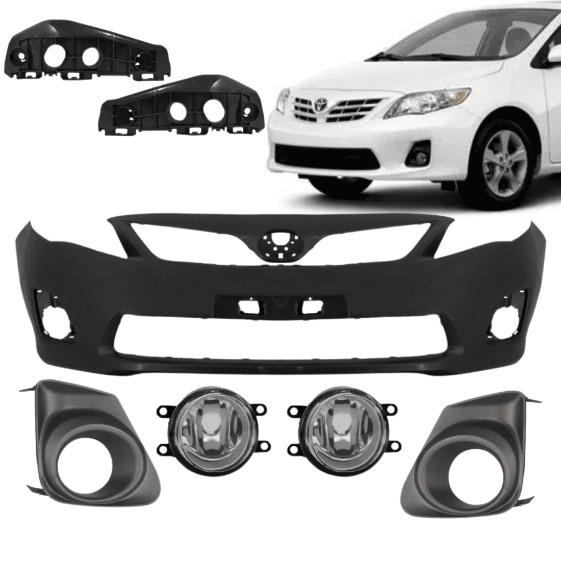 Kit Parachoque Dianteiro Completo Corolla 2012 2013 2014