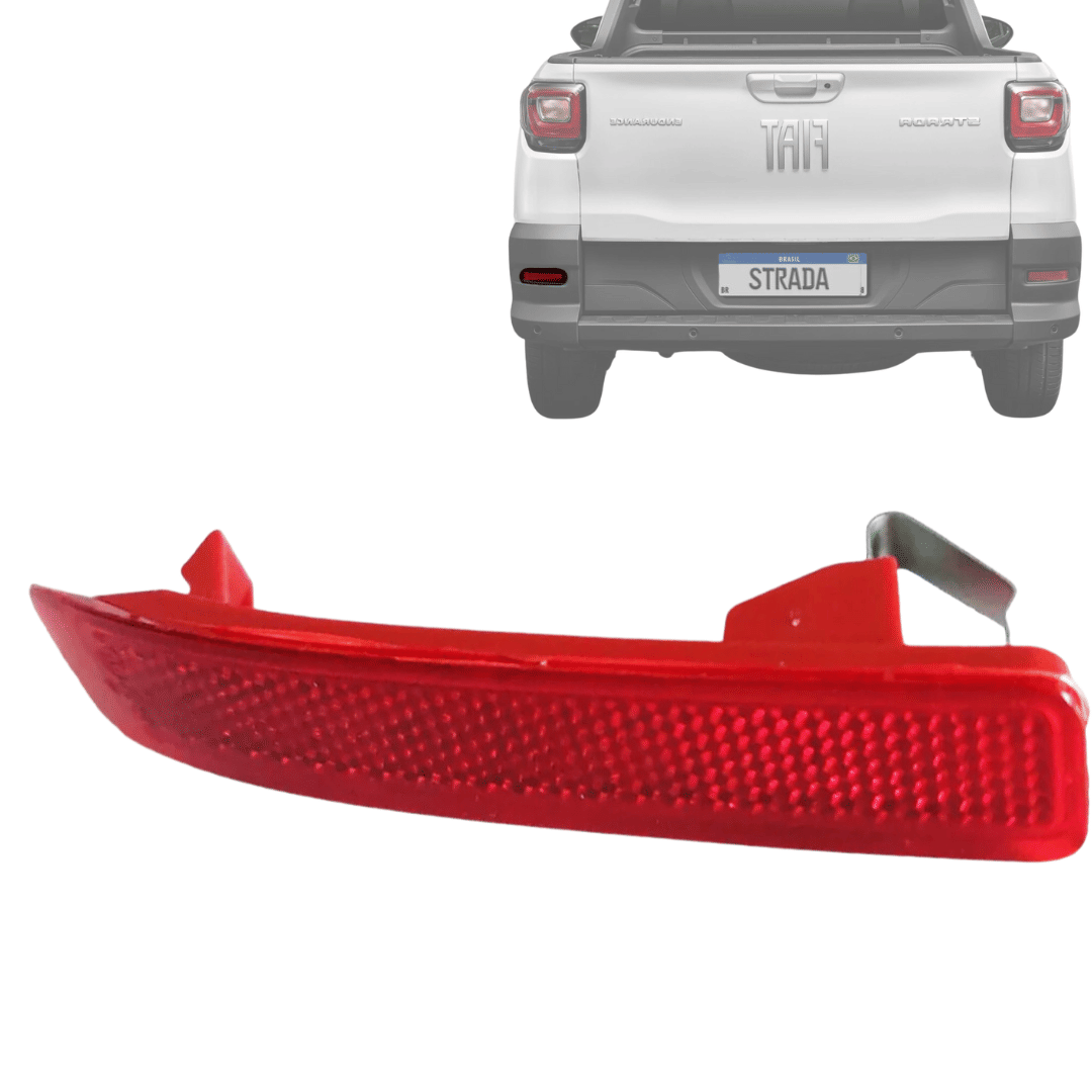 Refletor Parachoque Traseiro Esquerdo Strada 2005 A 2023