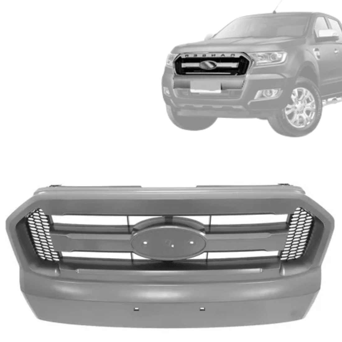 Grade Dianteira Ranger 2016 2017 2018 Superior Cinza Grade Dianteira Ranger 2016 2017 2018 Superior Cinza