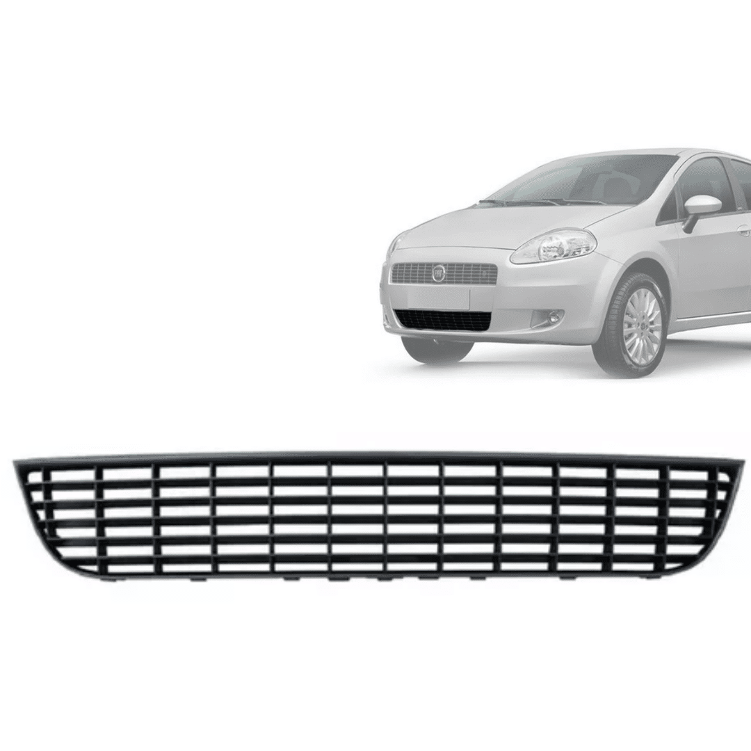 Grade Dianteira Punto 2007 2008 2009 2010 2011 Preta Inferior Grade Dianteira Punto 2007 2008 2009 2010 2011 Preta Inferior